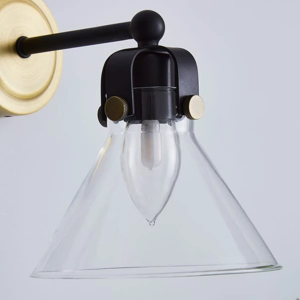 Paulson Bathroom Wall Light Antique Brass 5 Paulson Bathroom Wall Light Antique Brass - Image 3