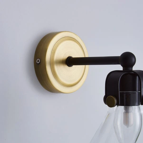 Paulson Bathroom Wall Light Antique Brass 6 Paulson Bathroom Wall Light Antique Brass - Image 4