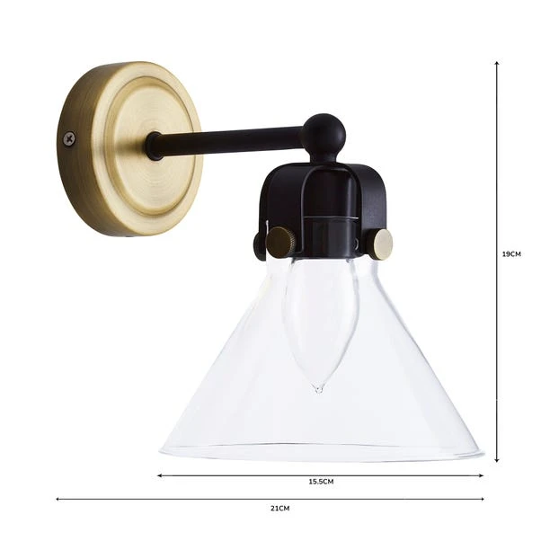 Paulson Bathroom Wall Light Antique Brass 8 Paulson Bathroom Wall Light Antique Brass - Image 6