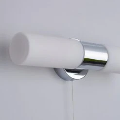 Porto Bathroom 2 Light Wall Light Chrome 12 Porto Bathroom 2 Light Wall Light Chrome -Dunelm 1000182581 alt02