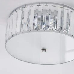 Tropez Bathroom Flush Ceiling Light 12 Tropez Bathroom Flush Ceiling Light -Dunelm 1000182589 alt03