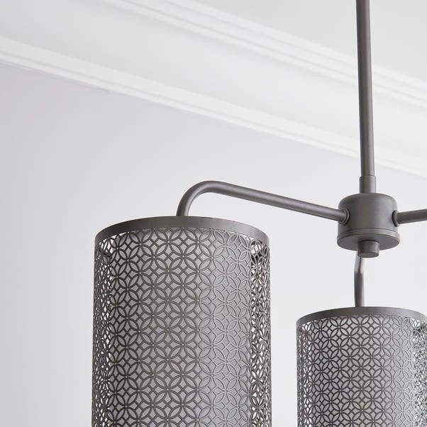 Vienna 3 Light Semi Flush Ceiling Light 5 Vienna 3 Light Semi Flush Ceiling Light - Image 3