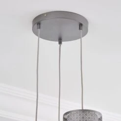 Vienna 3 Light Cluster Ceiling Light 14 Vienna 3 Light Cluster Ceiling Light -Dunelm 1000182961 alt03