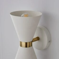 Archie Retro Head Dual Lit Wall Light 12 Archie Retro Head Dual Lit Wall Light -Dunelm 1000183020 alt02