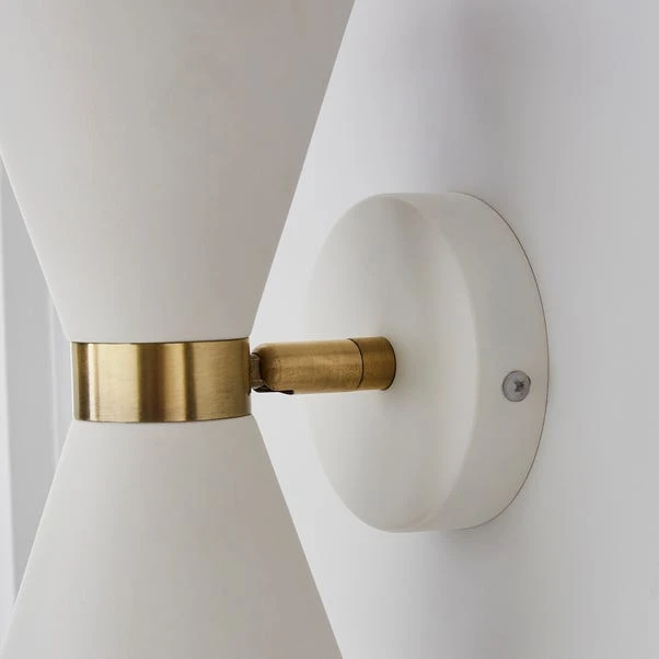 Archie Retro Head Dual Lit Wall Light 6 Archie Retro Head Dual Lit Wall Light - Image 4