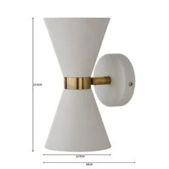 Archie Retro Head Dual Lit Wall Light 15 Archie Retro Head Dual Lit Wall Light -Dunelm 1000183020 alt07