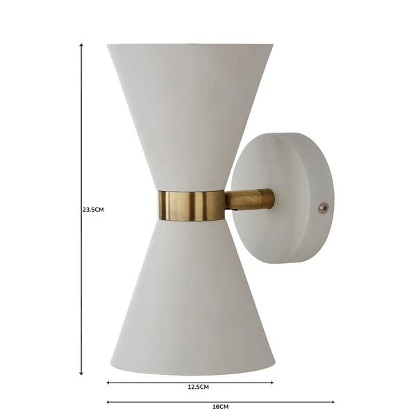 Archie Retro Head Dual Lit Wall Light 8 Archie Retro Head Dual Lit Wall Light - Image 6