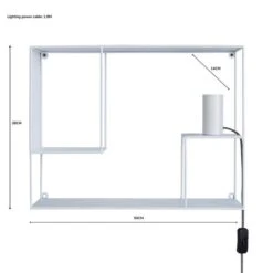 Bradford Shelf Wall Light With Magnetic Bulb Holder 15 Bradford Shelf Wall Light With Magnetic Bulb Holder -Dunelm 1000183028 alt07