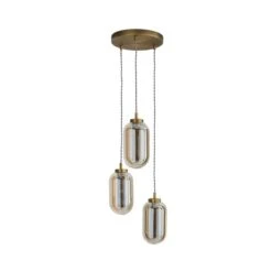 Safi Mesh Detail 3 Light Cluster Ceiling Light -Dunelm 1000183096 alt05