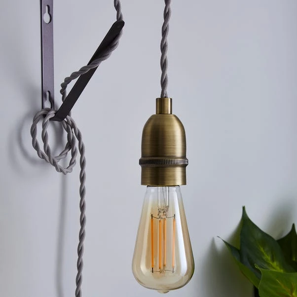Marsden Pewter Industrial Plug In Wall Light 5 Marsden Pewter Industrial Plug In Wall Light - Image 3