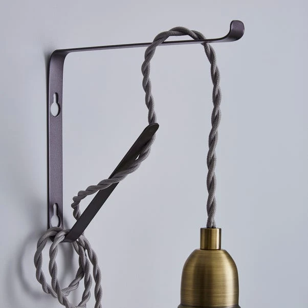 Marsden Pewter Industrial Plug In Wall Light 6 Marsden Pewter Industrial Plug In Wall Light - Image 4