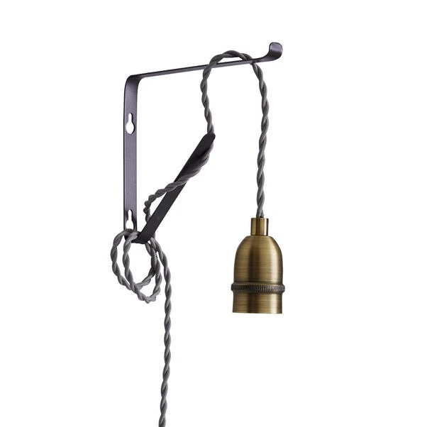 Marsden Pewter Industrial Plug In Wall Light 7 Marsden Pewter Industrial Plug In Wall Light - Image 5