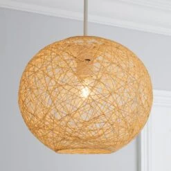 Abaca Ball Easy Fit Pendant Shade 15 Abaca Ball Easy Fit Pendant Shade -Dunelm 20598198