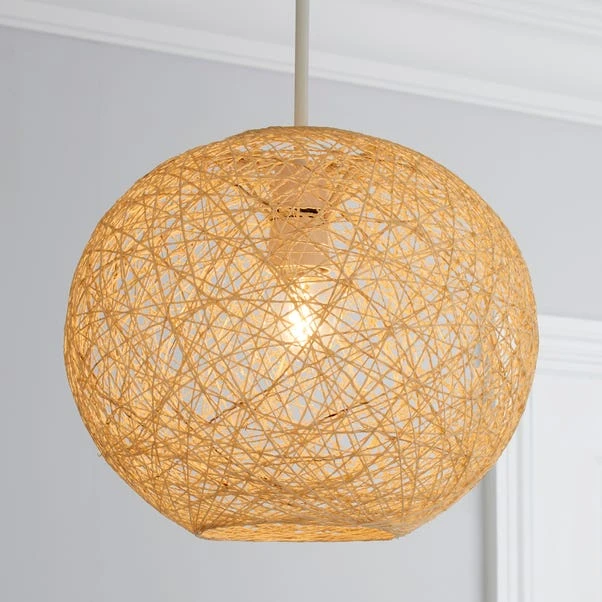 Abaca Ball Easy Fit Pendant Shade 9 Abaca Ball Easy Fit Pendant Shade - Image 7