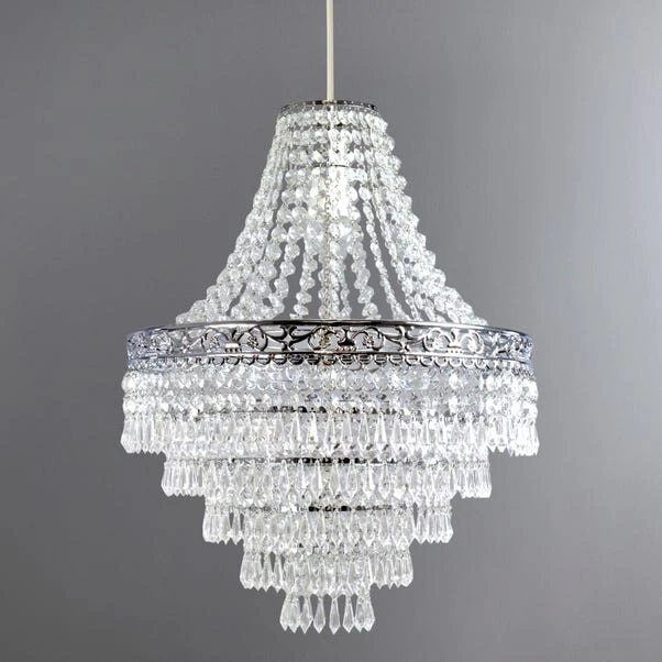 Blenheim Jewel Easy Fit Chandelier Pendant Shade 3 Blenheim Jewel Easy Fit Chandelier Pendant Shade