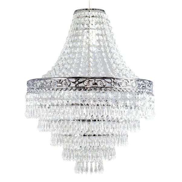 Blenheim Jewel Easy Fit Chandelier Pendant Shade 4 Blenheim Jewel Easy Fit Chandelier Pendant Shade - Image 2