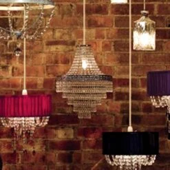 Blenheim Jewel Easy Fit Chandelier Pendant Shade 8 Blenheim Jewel Easy Fit Chandelier Pendant Shade -Dunelm 30095978 alt02