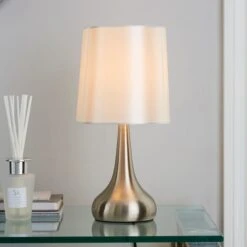 Rimini Touch Dimmable Table Lamp 36 Rimini Touch Dimmable Table Lamp -Dunelm 30110338
