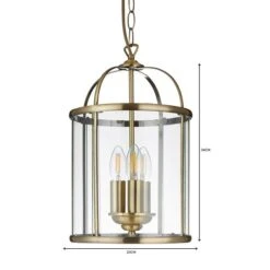 Hurricane 3 Light Pendant Light -Dunelm 30131049 alt06