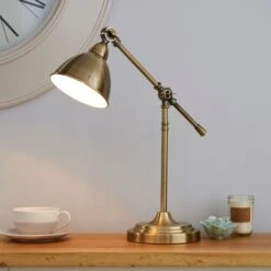 Lever Arm Table Lamp -Dunelm 30145130