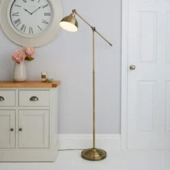 Lever Arm Floor Lamp -Dunelm 30145246