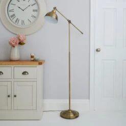 Lever Arm Floor Lamp -Dunelm 30145246 alt01