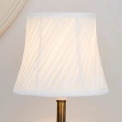 Twisted Pleat Lamp Shade 9 Twisted Pleat Lamp Shade -Dunelm 30182617