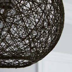 Abaca Ball Easy Fit Pendant Shade 11 Abaca Ball Easy Fit Pendant Shade -Dunelm 30199790 alt02