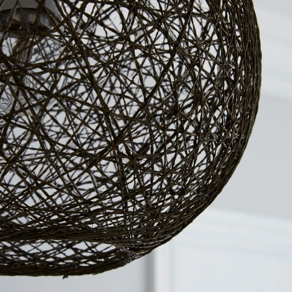 Abaca Ball Easy Fit Pendant Shade 5 Abaca Ball Easy Fit Pendant Shade - Image 3