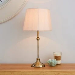 Metal Ball Table Lamp -Dunelm 30243864
