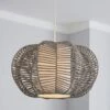 Weave Wicker Natural Easy Fit Pendant Shade 2 Weave Wicker Natural Easy Fit Pendant Shade -Dunelm 30244241