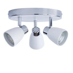 Alto 3 Light Semi Flush Spotlight 39 Alto 3 Light Semi Flush Spotlight -Dunelm 30248673 alt05