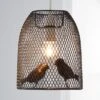 Livry Bird Grey Easy Fit Pendant Shade 1 Livry Bird Grey Easy Fit Pendant Shade -Dunelm 30464647