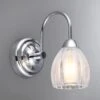 Julius Ribbed Glass Bathroom Wall Light 2 Julius Ribbed Glass Bathroom Wall Light -Dunelm 30575507
