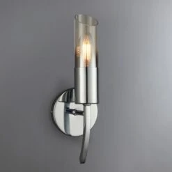 Corvus Chrome Wall Light