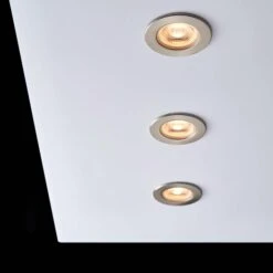 Basics Integrated LED Satin Nickel Flush Recess Light 11 Basics Integrated LED Satin Nickel Flush Recess Light -Dunelm 30624106 alt09