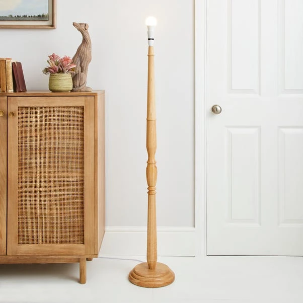 Legoli Turned Wood Floor Lamp Base 3 Legoli Turned Wood Floor Lamp Base