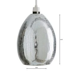 Akola Glass Easy Fit Pendant Shade 9 Akola Glass Easy Fit Pendant Shade -Dunelm 30624746 alt04
