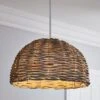 Lari Split Weave Grey Easy Fit Pendant Shade 1 Lari Split Weave Grey Easy Fit Pendant Shade -Dunelm 30625062