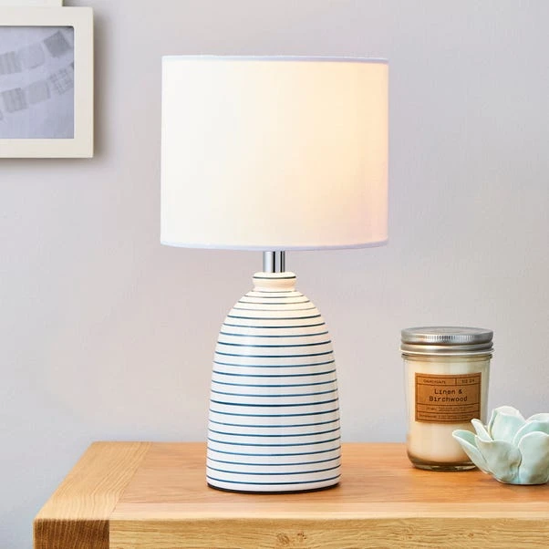 Tenby Ceramic White And Blue Table Lamp 3 Tenby Ceramic White And Blue Table Lamp
