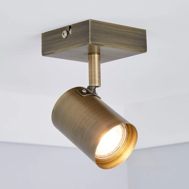 Newark Antique Bronze Semi Flush Spotlight 3 Newark Antique Bronze Semi Flush Spotlight