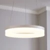 Mickie Integrated LED Hoop Semi Flush Ceiling Light 1 Mickie Integrated LED Hoop Semi Flush Ceiling Light -Dunelm 30647900