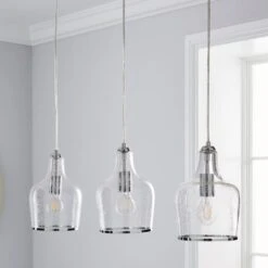 Lenny 3 Light Diner Ceiling Light 9 Lenny 3 Light Diner Ceiling Light -Dunelm 30669623 alt01