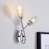 Grace 2 Light Chrome Wall Light 2 Grace 2 Light Chrome Wall Light -Dunelm 30671386