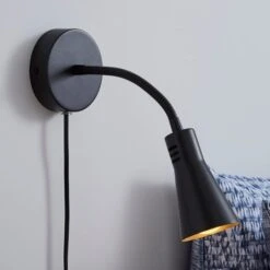 Nola Adjustable Plug In Wall Light 32 Nola Adjustable Plug In Wall Light -Dunelm 30671397