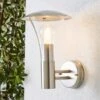 Grax Steel Outdoor Wall Light 1 Grax Steel Outdoor Wall Light -Dunelm 30671417
