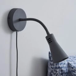 Nola Adjustable Plug In Wall Light 27 Nola Adjustable Plug In Wall Light -Dunelm 30671421 alt01