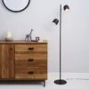 Harme 2 Light Black Touch Dimmable Floor Lamp 2 Harme 2 Light Black Touch Dimmable Floor Lamp -Dunelm 30674195
