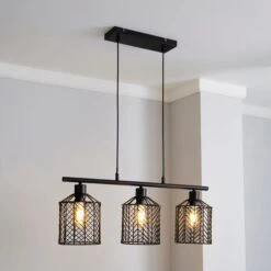 Siena 3 Light Diner Ceiling Light 22 Siena 3 Light Diner Ceiling Light -Dunelm 30674212