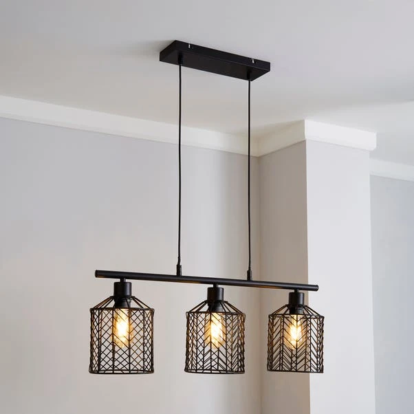 Siena 3 Light Diner Ceiling Light 9 Siena 3 Light Diner Ceiling Light - Image 7